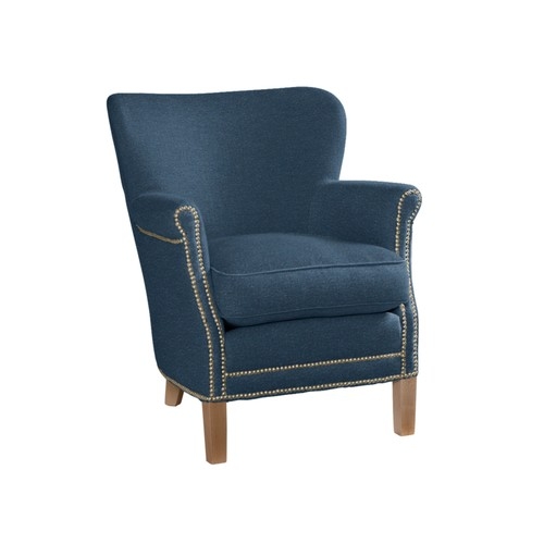 Belgian Chair [Luxe Leather - Blue Moon] - Image 0
