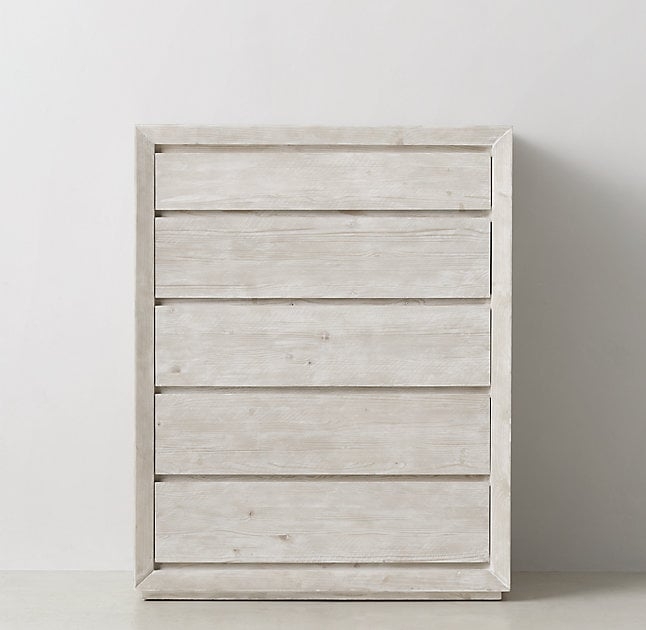 Callum Tall Dresser - Weathered White - Image 0