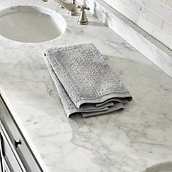 Ribbed Grey Hand Towel - Image 0