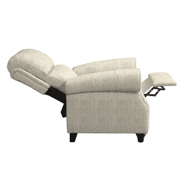 ProLounger Barley Tan Linen Push Back Recliner Chair - Image 2