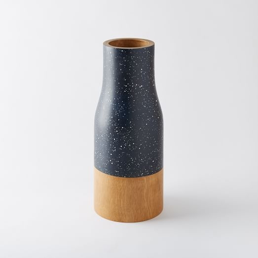 Speckled Wood Vase - Tall (14") - Image 0
