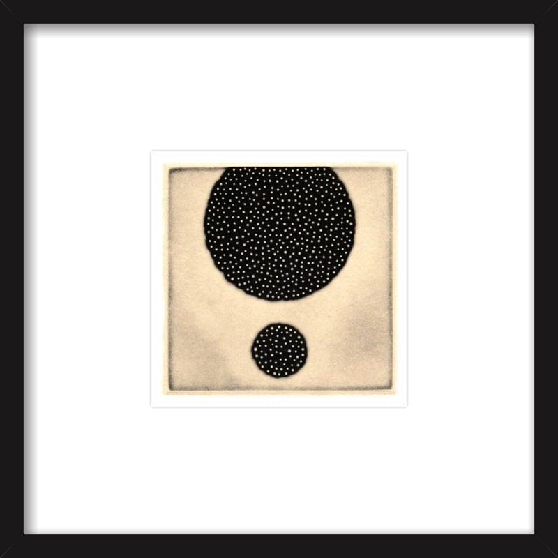Five Elements - Porous #57 - 8''x8'' - Thin black frame - Image 0