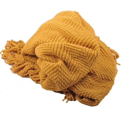 Sidon Tweed Knitted Throw Blanket - Image 1