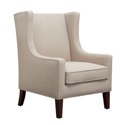 Barton Wing Chair - Linen - Image 0
