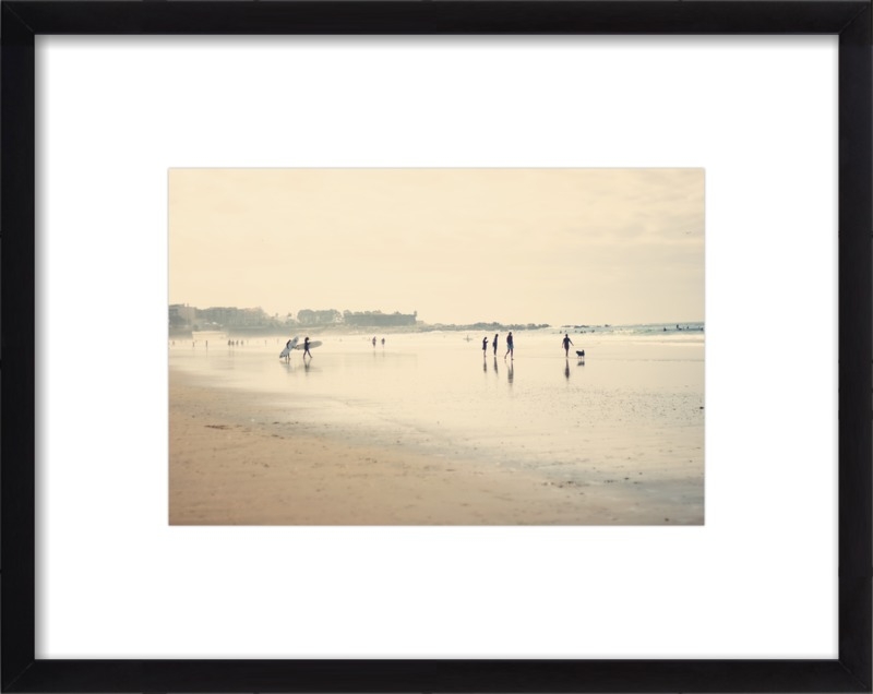 Beach Life Art Print - 11" x 8",  Black Frame - Image 0