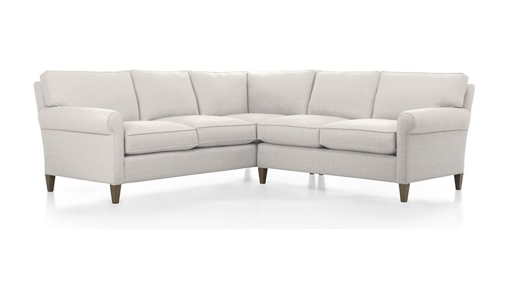 Montclair 2-Piece Sectional Sofa - White - Image 0