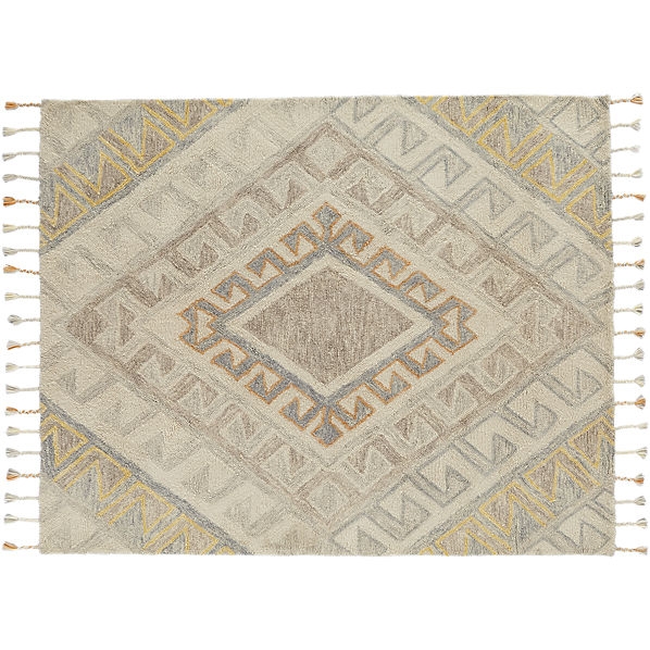 Faded shag rug 3'x5' - Image 0