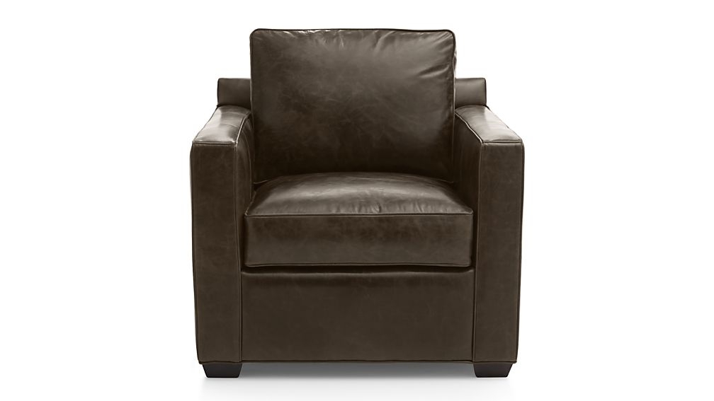 Davis Leather Chair - Cashew - Image 1