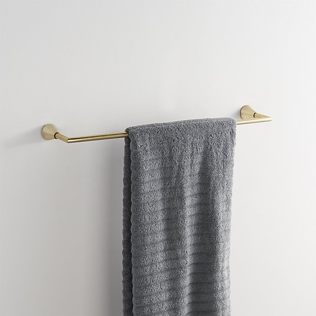 Brass towel bar 24" - Image 1