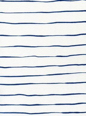 Blue Stripes - 16''x20'' - Metal frosted silver - Image 0