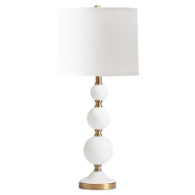 Tilda Bubble Table Lamp, White, CFL - Image 0
