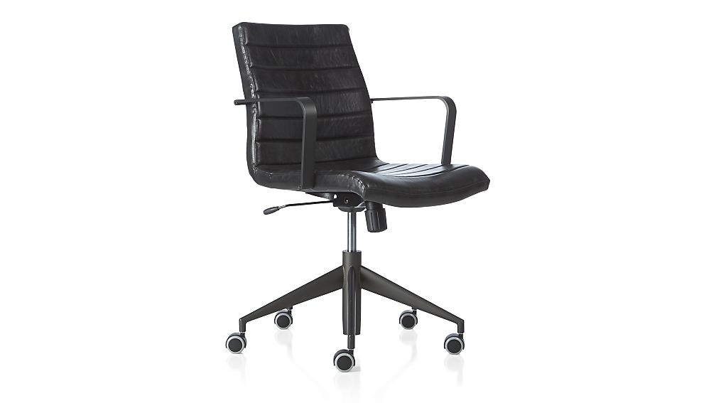 Graham Black Office Chair - Image 4