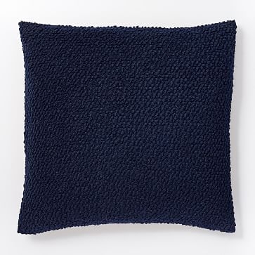 Cozy Boucle Pillow Cover, 18"x18", Nightshade - Image 0