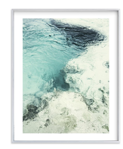 Blue Monday, Silver Brushed frame, 16x20 - Image 0