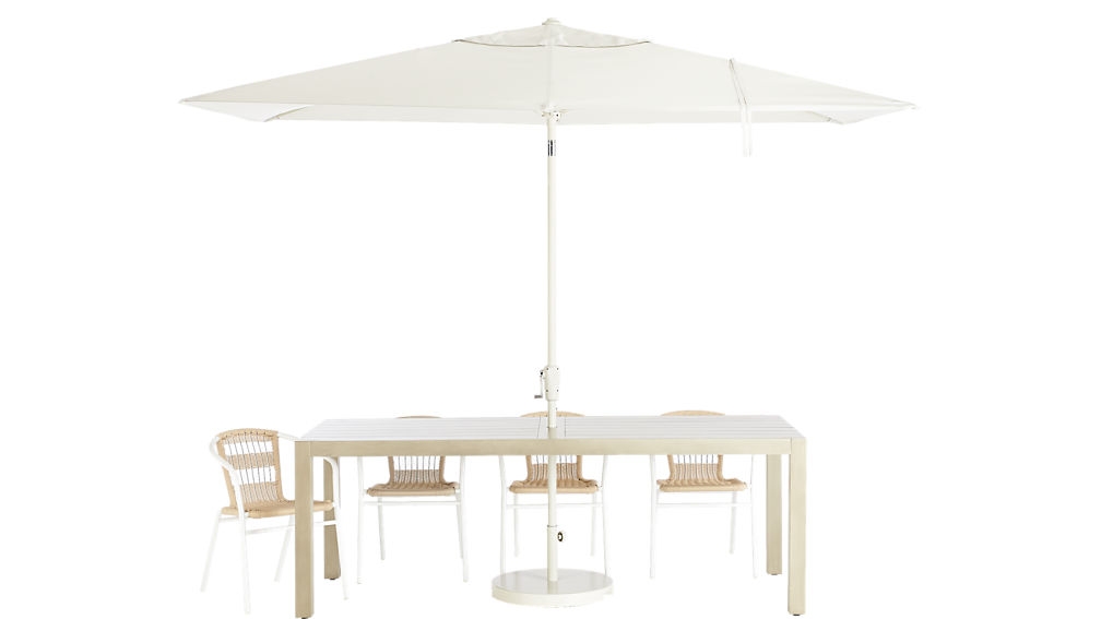 matera large grey outdoor dining table - Image 2
