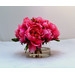 Peonies in Small Glass Cylinder - Image 1