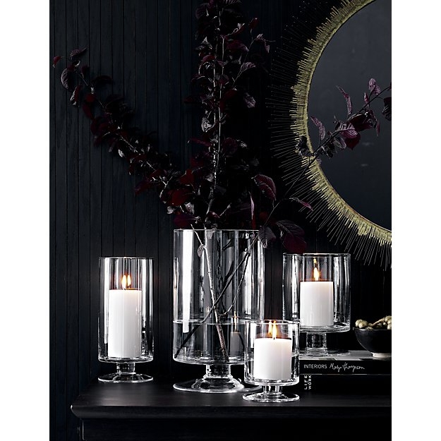 London Small Glass Hurricane Candle Holder Small - Image 10