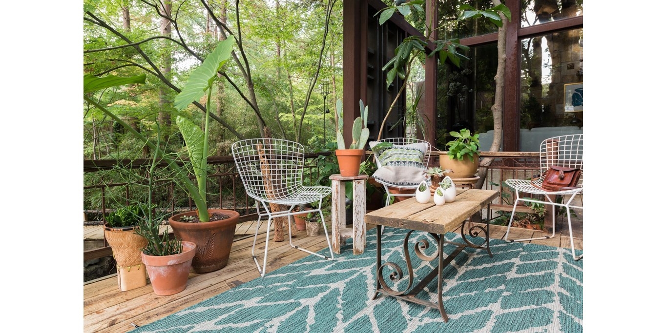 Loloi Isle Teal / Grey 5'-3" x 7'-7" - Image 2