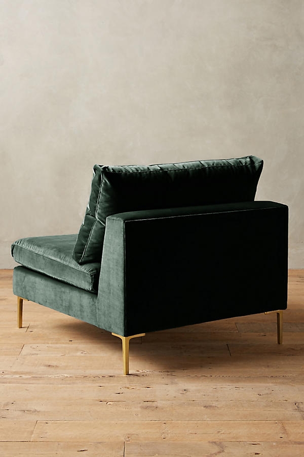 Velvet Edlyn Chair - Forest - Image 1
