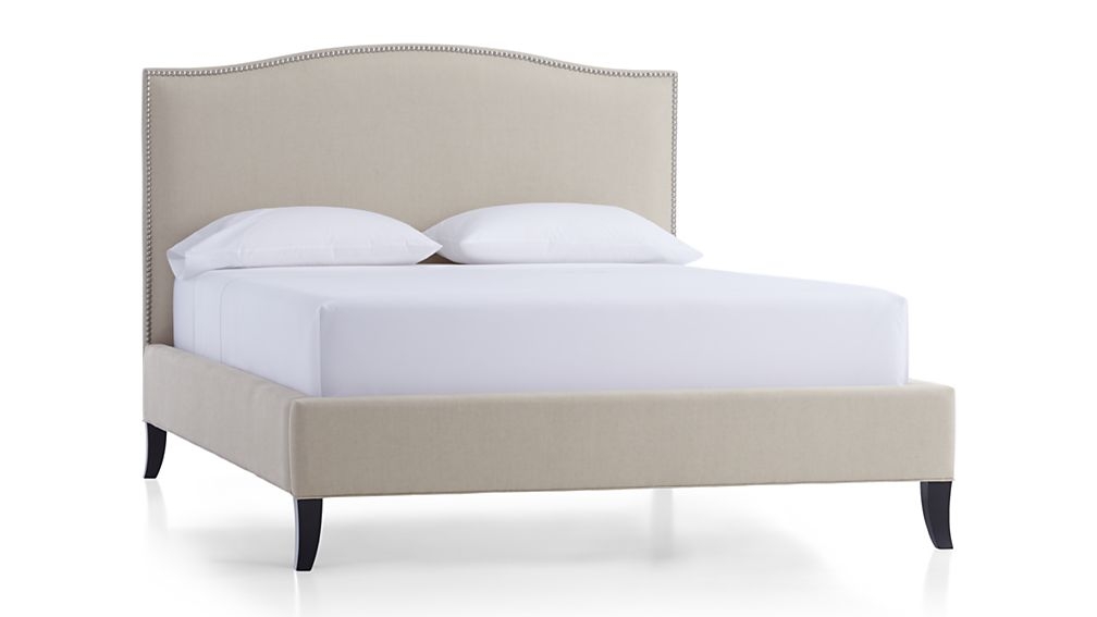 Colette Upholstered Queen Bed, Natural - Image 0