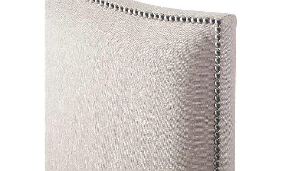 Colette Upholstered Queen Bed, Natural - Image 1
