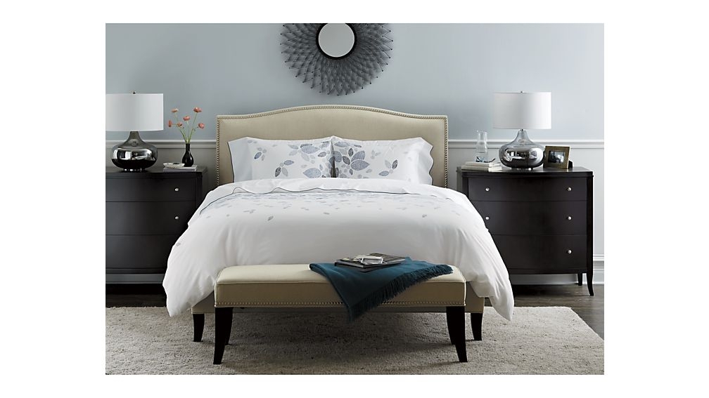 Colette Upholstered Queen Bed, Natural - Image 5