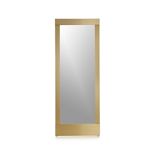 Colby Soft Gold Floor Mirror - Image 0