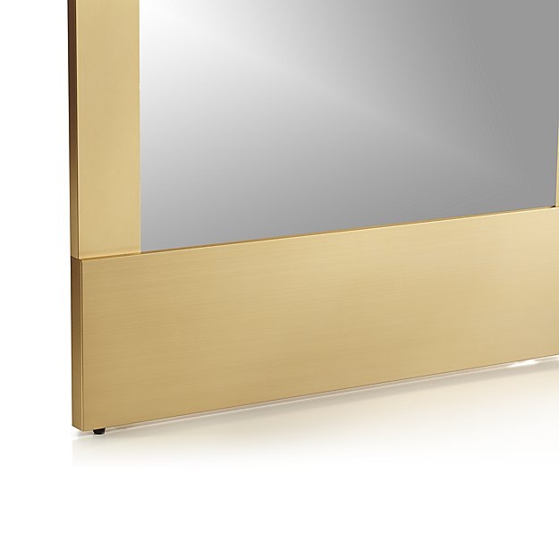 Colby Soft Gold Floor Mirror - Image 1