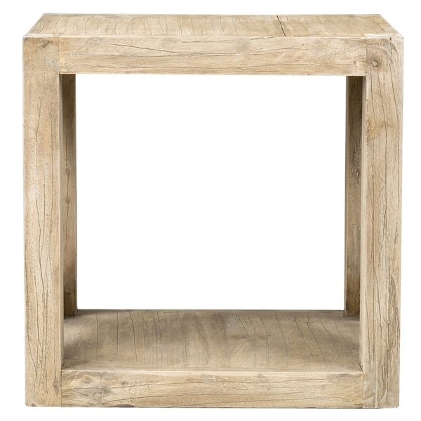East At Main's Locust Brown Rectangular Rubberwood Accent Table - Image 2