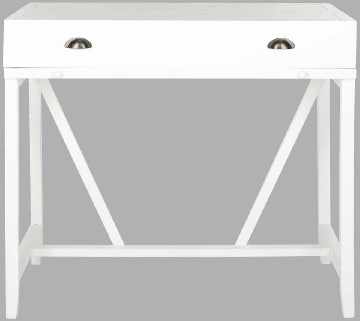 Wyatt Writing Desk W/Pull Out - White - Arlo Home - Image 2