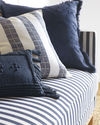 Barcelona PIllow Cover- 24x24 - Navy - Image 1