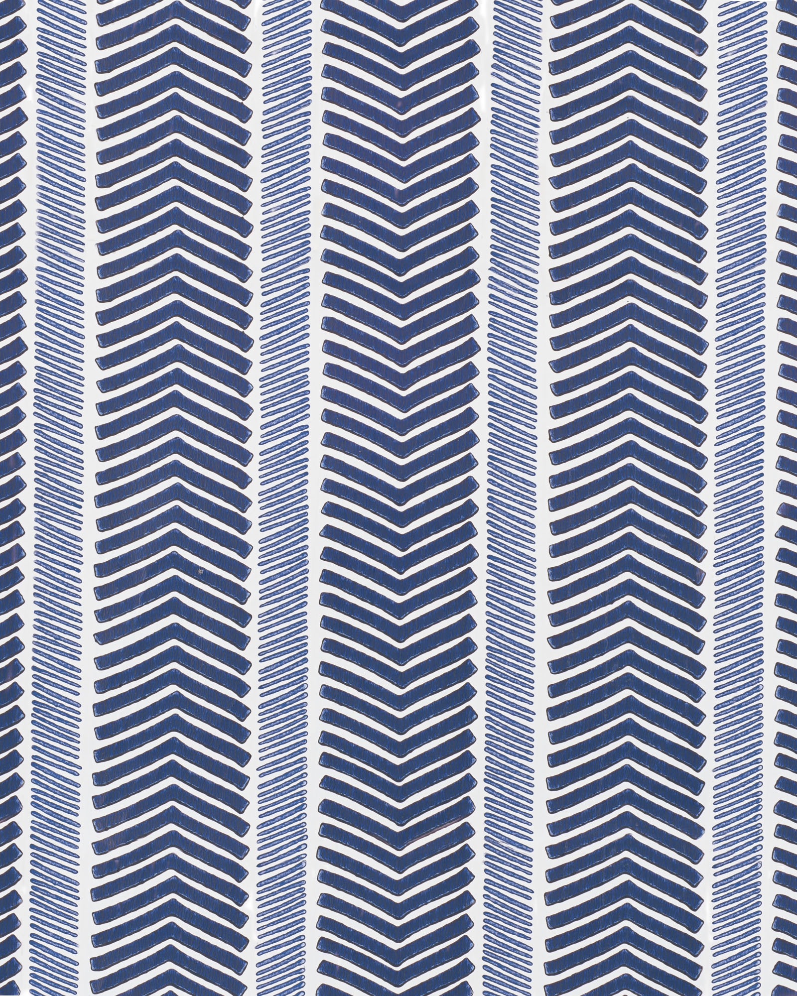 Herringbone Wallpaper - Navy - Image 0