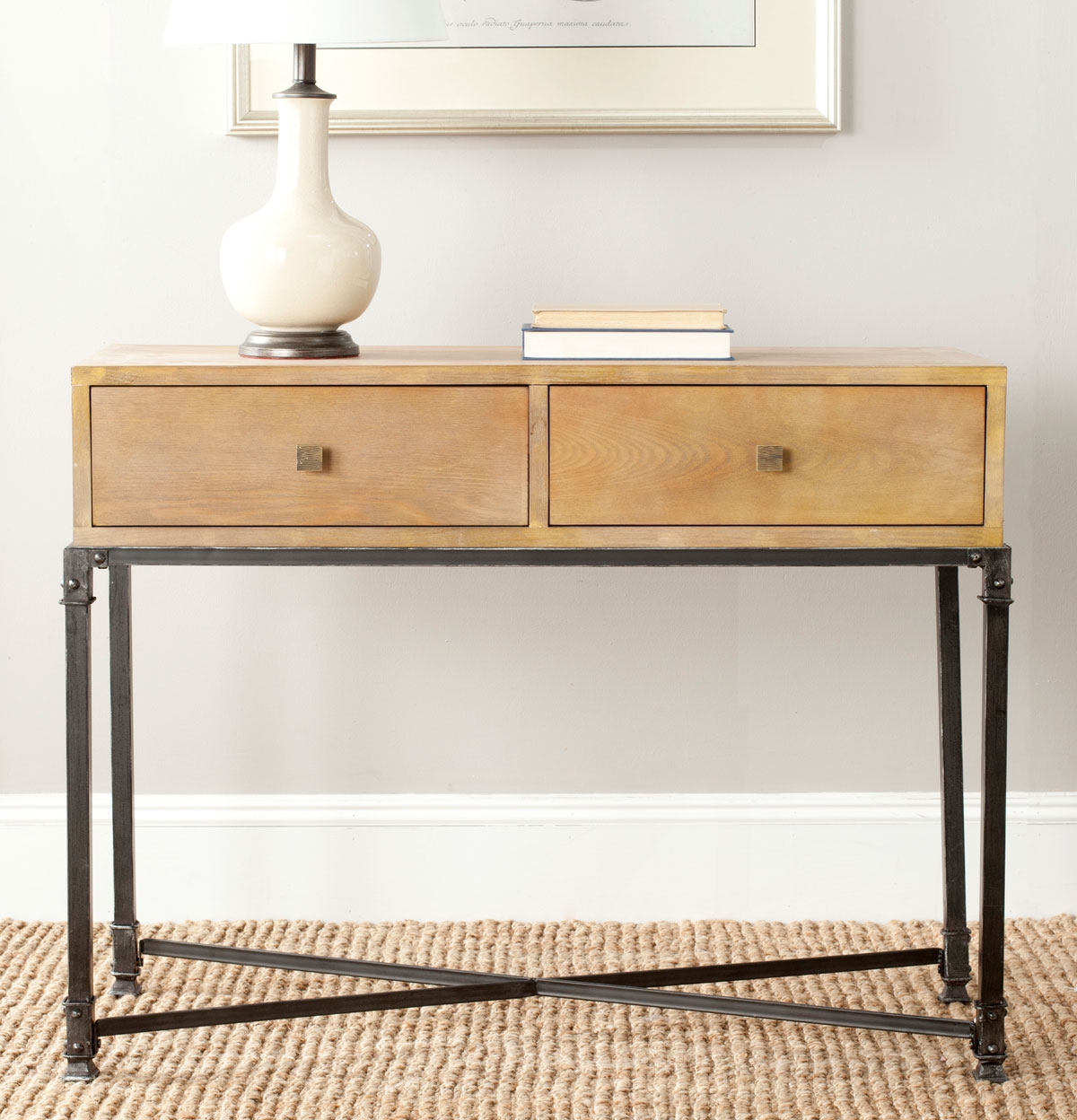 Julian 2 Drawer Console - Natural - Arlo Home - Image 2