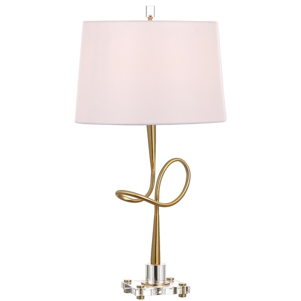 Hensley 30.25-Inch H Table Lamp - Gold/Clear - Arlo Home - Image 1