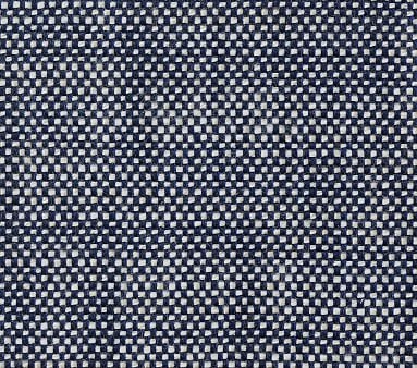 Fabric By The Yard: Premium Performance Basketweave Navy - Image 0