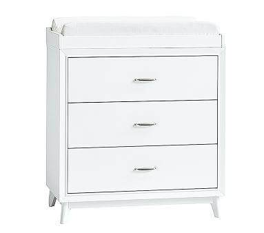 Reese Dresser &amp; Topper Set, Water-based Simply White - Image 0