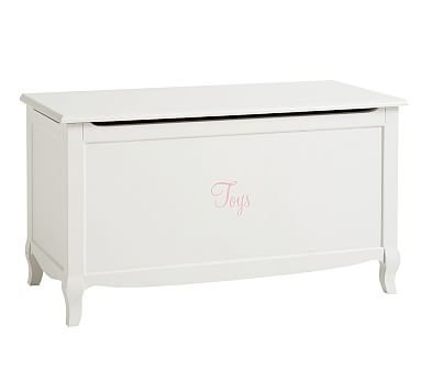 Claudia Toy Chest, Vintage Simply White - Image 1