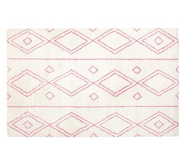 Delaney Rug, Pink, 5'x8' - Image 0