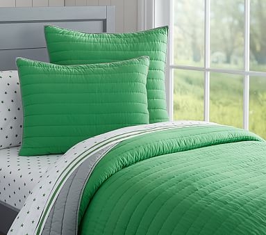 Branson Quilt, Twin, Green - Image 0