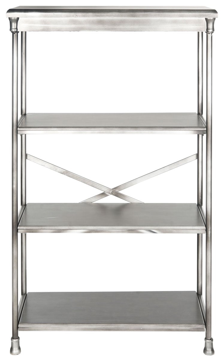 Jacinda Tall Etagere - Dark Silver - Safavieh - Image 0