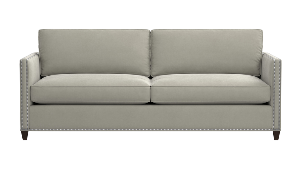 Dryden Sofa with Nailheads (Grey) - Image 0