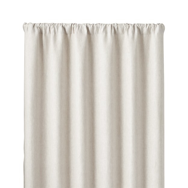 Largo Natural Linen 50"x96" Curtain Panel - Image 0