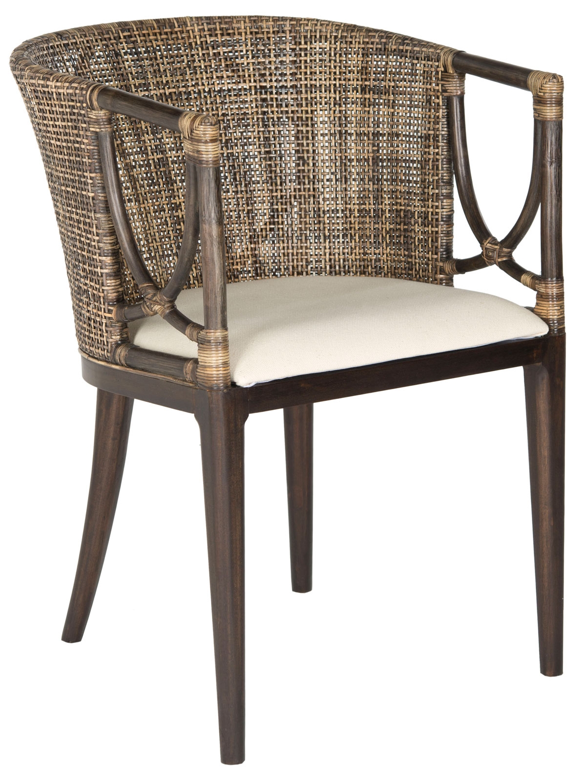Beningo Arm Chair - Brown/Black - Arlo Home - Image 1