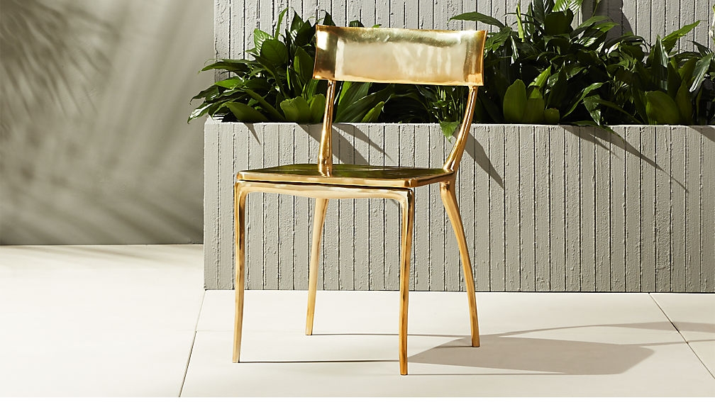 midas gold dining chair - Image 0