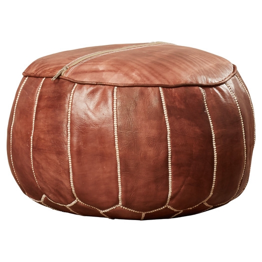 Mouassine Pouf Leather Ottoman - Image 2