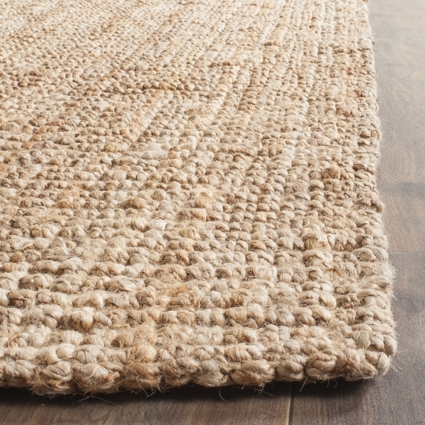 Safavieh Casual Natural Fiber Hand-Woven Natural Accents Chunky Thick Jute Rug (4' x 6') - Image 3