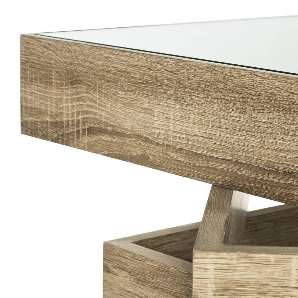 Ingvar Mid Century Geometric Wood Coffee Table - Image 3