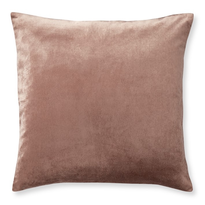 Velvet Pillow Cover, Apricot - Image 0