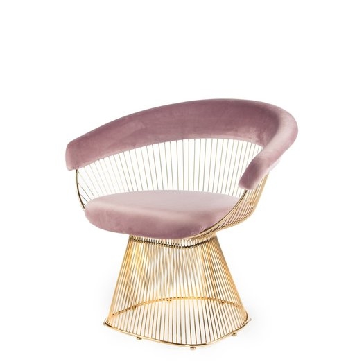 Glam pink armchair - Image 0