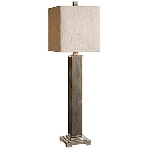 Uttermost Medea Aged Wood Table Lamp - Image 0